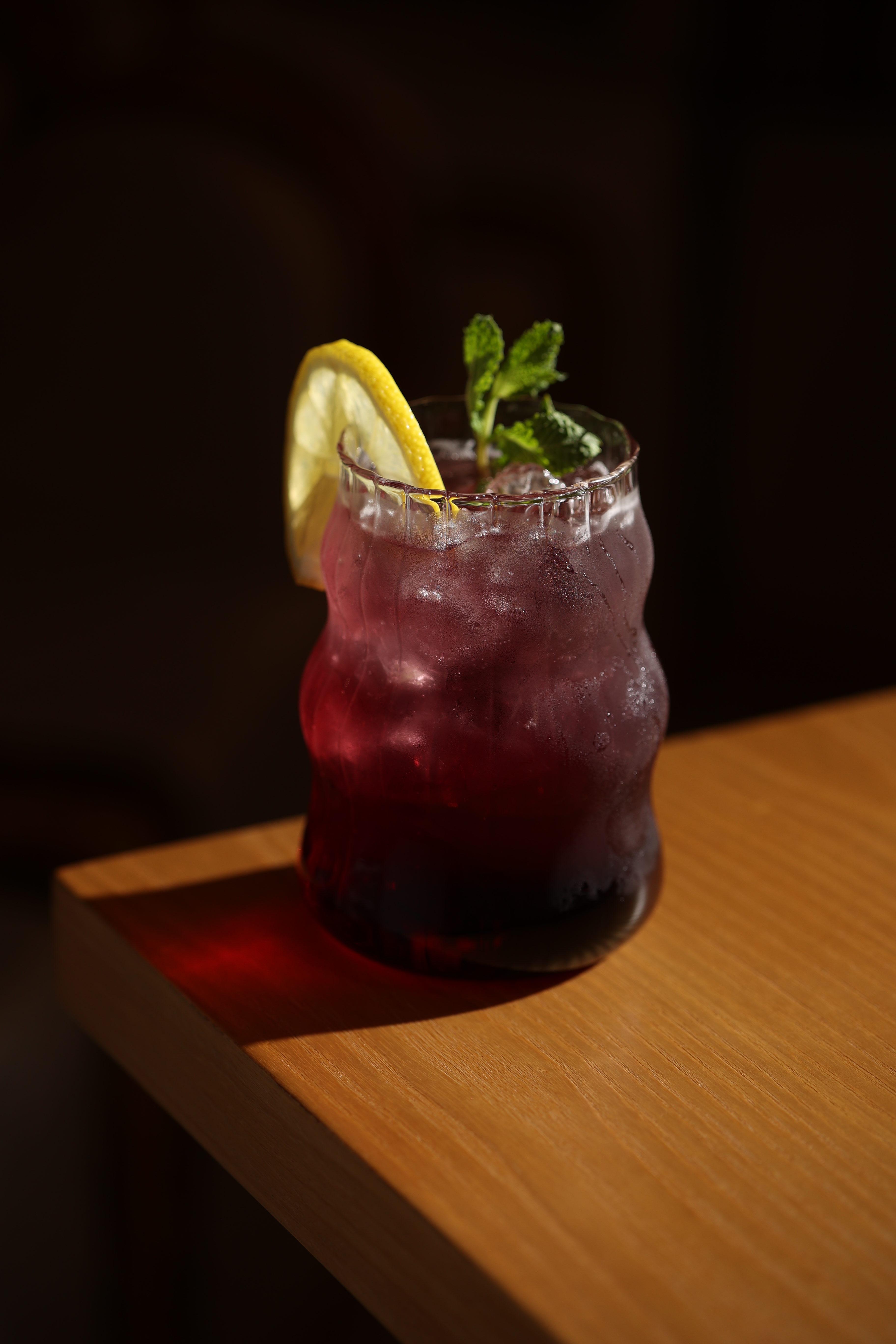 Refreshing drink served at Shaah & Sheeko cafe in Renton